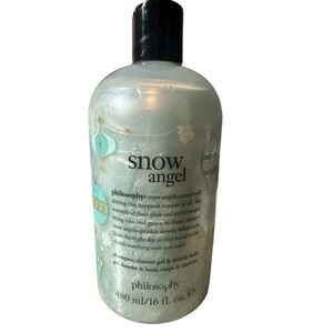 Philosophy Snow Angel Shampoo, Shower Gel, Bubble Bath 16‎ oz / 480 ml New